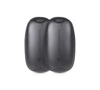 Lifesystems Rechargeable Twin-Pack Dual-Palm Hand Warmers with Power Bank Functionality, USB & USB C 2X 5,000 mAh Batteries, 3 Heat Settings, Up To 9 Hours Heat