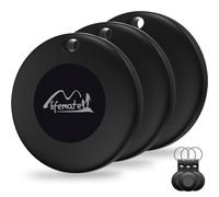 LifeTag - Localizador de llaves compatible con Apple ¿Dónde está? APP (iOS solamente), localizador de llaves, Bluetooth Smart Tracker Tag similar al rastreador GPS para equipaje/carteras/bolsas, IP67