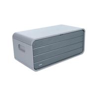 LIFETIME - Armario exterior impermeable, 147x72x64 cm, 515 litros, Arcón almacenamiento rectangular, Protección UV, Banco almacenaje, Baúl juguetes grande, Mueble terraza, Armarios de jardín (92313)