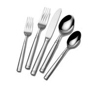 Lifetime Brands Stephanie 42 Piece Acero inoxidable juego de cubertería - Juegos de cubertería
