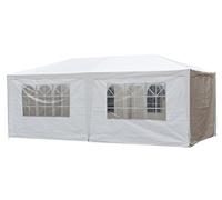 Lifetime Garden Gazebo 3x6 M - Carpas para Fiestas - Carpa Exterior - Carpa para Jardín - Pergola Jardin Exterior - Carpas para Fiestas con Paredes Laterales y Ventanas - Blanco