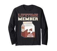 Lifetime Member Chocolate Milk Club Batido de Leche de Cacao Manga Larga