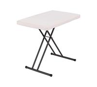Lifetime Mesa Personal de Altura Ajustable de 76 cm, Almendra