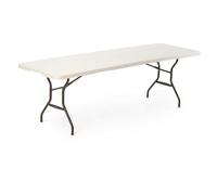 Lifetime - Mesa Plegable Multifuncional, 244x76x74 cm, Blanco, LFT 244 Folding