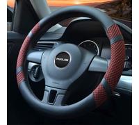 Lifetooler - Cubre Volante de Microfibra de Piel Suave, protección de Volante, Coche, Universal, 38 cm (15 "), Antideslizante, Transpirable, Fundas de Volante, para Coche, Furgoneta, SUV (Vino Rojo)