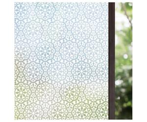 Lifetree Lámina Decorativa para Ventana, lámina de privacidad estática, sin Pegamento, para el hogar y la Oficina, diseño de Flores 90x300cm