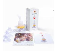 LifeVac® Kit Hogar. Equipo de Primeros Auxilios, Antiatragantamiento para Adultos y Niños, Antiasfixia, Eficacia demostrada salvando numerosas vidas, Incl. 4 Mascarillas