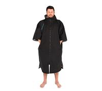 Lifeventure Bata cambiadora de manga corta, resistente al viento, impermeable, tratamiento antiolor, poncho con forro polar para natación, surf, camping