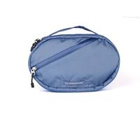 Lifeventure Bolsa de Lavado Plegable para Hombres y Mujeres, Resistente al Agua y antidesgarros, Bolsa de Viaje con Espejo y Bolsa Desmontable (Azul)