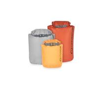 Lifeventure Bolsa Seca Ultraligera multipaquete, Tela siliconada Rip-Stop con Costuras Totalmente Selladas (1L, 2L, 5L), Tonos Tierra