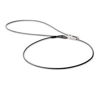 Lifeventure Candado de Cable Deslizante con candado de combinación de código de 4 dígitos para Maletas, Bicicletas, esquís, Snowboard, cochecitos y cochecitos