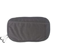 Lifeventure Cartera de Viaje con Cinturón de Dinero Protegida RFID, Bolsa Compacta, Cartera de Viaje, Material Reciclable, Gris