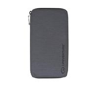Lifeventure Cartera de Viaje Grande con Protección RFID, Cartera Plegable con Cremallera y Soporte para Pasaporte para Viajes, Material Reciclable, Gris