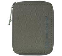 Lifeventure Cartera Plegable con Cremallera Protegida RFID, Cartera Delgada para Viajes, Material Reciclable, Oliva