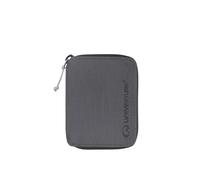 Lifeventure Cartera Plegable con Cremallera Protegida RFID, Cartera Delgada para Viajes, Material Reciclable, Gris