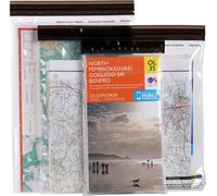 Lifeventure Dristore Loctop Dry Bag For Maps 3 Units Transparente