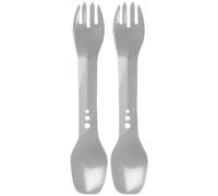 Lifeventure Ellipse Spork, 2 unidades, gris claro Onesize Grey