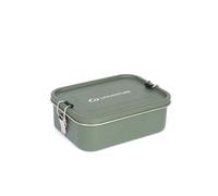 Lifeventure Lonchera de acero inoxidable; contenedor de lata para alimentos, color caqui