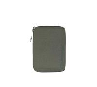 Lifeventure Mini Billetera de Viaje con Protección RFID, Billetera Plegable con Cremallera y Soporte para Pasaporte para Viajes, Material Reciclable, Aceituna