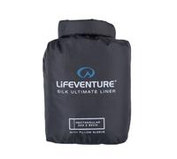 Lifeventure Silke Ultimate Funda de Saco de Dormir, rectangular, negro Onesize Black