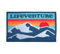 Lifeventure Sundown - Manta de Camping con Forro Polar, Resistente al Viento y al Agua, cálida Manta térmica para Camping, Viajes por Carretera, Furgoneta y Picnic, 200 x 140 cm, Retro