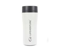 Lifeventure Taza térmica de un solo toque, tapa de 360°, 350 ml, color gris claro
