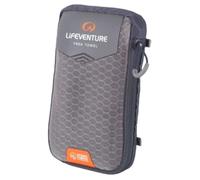 Lifeventure Toalla HydroFibre Trek, L, gris Large Grey