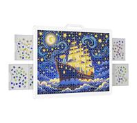 Lifewit 1500 PCS Puzzle Board, Tabla de Rompecabezas con 4 Cajones and Tapas, Multifuncional Plástico Tablero Puzzles Giratorio de 360°, 89 x 68.5cm, Blanco