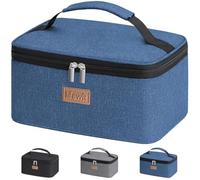 Lifewit Bolsa Termica Porta Alimentos, Pequeña Bolsa Comida Trabajo para Hombres y Mujeres, Lancheira Termica, Nevera Portatil Tela, Lunch Bag para Picnic, Trabajo, Oficina, Escuela, Azul Oscuro, 6L