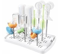 Lifewit Escurre Biberones con Bandeja Antigoteo, Escurridor Biberones y Tetinas Portátil para Cocina, Viajes, Lista Nacimiento Bebe para Vasos, Tetinas, Accesorios para Extractores de Leche