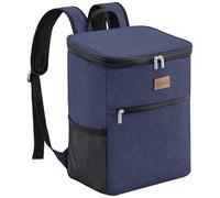 Lifewit Mochila Nevera, Mochilas Neveras Portatil Isotermica, Bolsa Termica Porta Alimentos Impermeable, Cooler Bag para Playa, Picnic, Camping, Viaje, Trabajo, Azul Oscuro, 21L