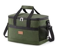 Lifewit Nevera Portatil 20L, Bolso Neveras Isotermica para Hombre, Grande Bolsas Termica porta Alimentos, Cooler Bag Tela Plegable para Playa, Camping, Viaje, Trabajo, Picnic, Verde