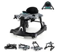 LIFEZEAL Andador para Bebés Plegable con Velocidad Ajustable, Coche de Aprendizaje 6 en 1 con 3 Alturas, Bandeja para Comer, Música y Luces, desde 6 Meses