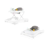 LIFEZEAL Andador Plegable para Bebé, Centro de Actividades con Ruedas y Asa de Tracción, Asiento de 3 Alturas Ajustables, Babywalker para Caminar para Niños de 6-14 Meses (Gris)