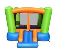 LIFEZEAL Castillo Hinchable, Castillo Hinchable con tobogán, Zona de Salto, Apto para Interior y Exterior, para niños de 3 a 10 años (sin soplador)