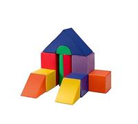 LIFEZEAL Juego de 11 Cubos de construcción para niños con 5 Formas, Juguete Multicolor para trepar y Gatear, Juego de Bloques de Espuma para niños a Crecer