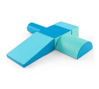LIFEZEAL Juego de 5 Bloques de Construcción de Espuma para Niños, Módulos de Motricidad Módulos de Espuma con Tobogán, Juguetes Educativos, Hechos de PU y EPE, para el Hogar, Guardería (Estilo 9)