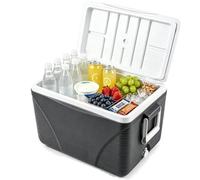 Lifezeal - Refrigerador rígido portátil 41L, refrigerador de camping con aislamiento térmico de 5 a 7 días, caja refrigerante con 4 portavasos y tapón de drenaje, ideal para picnic, pesca, viajes
