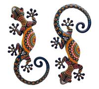 Liffy Metal Gecko Decoración (Rojo)