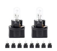 LifgWas 10 Bombillas Led T5 De 12v Bombillas Led Coche Bombilla Salpicadero Coche Amarillo Claro Bombillas T5 Para El Interior Del Automóvil