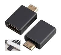 LifgWas 2er Pack 4K HDMI 2.0 Adaptador de acoplamiento de alta velocidad HDMI Verbinder für 4K@60Hz 2K@144Hz 165Hz, Dolby Atmos, Compatible con Soundbar, Monitor, TV