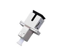 LifgWas Adaptador de Fibra Óptica SC/APC a LC/APC Monomodo Simplex, Carcasa Metálica con Manguito de Cerámica, para Redes FTTX, Telecomunicaciones y Centros de Datos, 1 Unidad