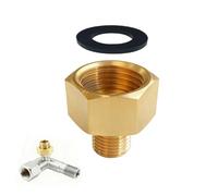 Lifgwas Adaptador De Gas Lpg De Latón Adaptador Gas 1/2" R X 1/4" Lks Conector De Manguera De Cocina De Gas Para Cocinas, Hornillos De Camping Tanque De Propano,duradero Y Seguro
