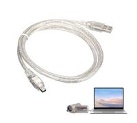 LifgWas Cable Adaptador de USB a FireWire IEEE 1394 con Conector iLink 4 Pines, Compatible con DCR-TRV75E DV Cámara, Cable de Transmisión para Datos y Video