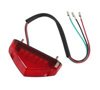 LifgWas Luz trasera LED de freno 12 V 9 LED - Certificado E, luz de freno universal para moto, ATV, Dirt Bike, scooter, muy alto brillo, diseño compacto, fácil instalación