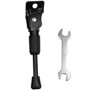 LifgWas Pata de Cabra para Bicicleta Infantil 14 Pulgadas, Pata de Cabra Lateral Reforzada de Metal con Tapón Antideslizante Negro, Soporte de Apoyo para Bicis y Bicis sin Pedales 14"