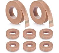 LifgWas Sparadrap Medical Micropore 6 rollos de color carne para rinoplastia y doble párpado adhesivo hipoalergénico 1,25 cm x 9,14 m para atención médica y estética