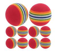 LIFKICH 10pieza Pelotas para Perro Resistentes al Mordisco de Juguetes Interactivos de Eva para Limpieza Dental y Entrenamiento Canino Varios Estilos