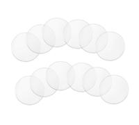 LIFKICH 12piezas Parachoques De Mesa De Vidrio Transparente Almohadillas Amortiguadoras De Goma Arandelas