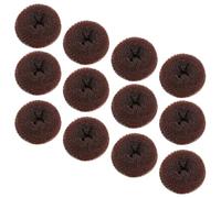 LIFKICH 15 Piezas Moldeador de Moños para Cabello Largo, Kit Profesional para Moños de Dona Pequeños, Color Café, Accesorio para Baile y Uso Diario, Herramienta para Peinados